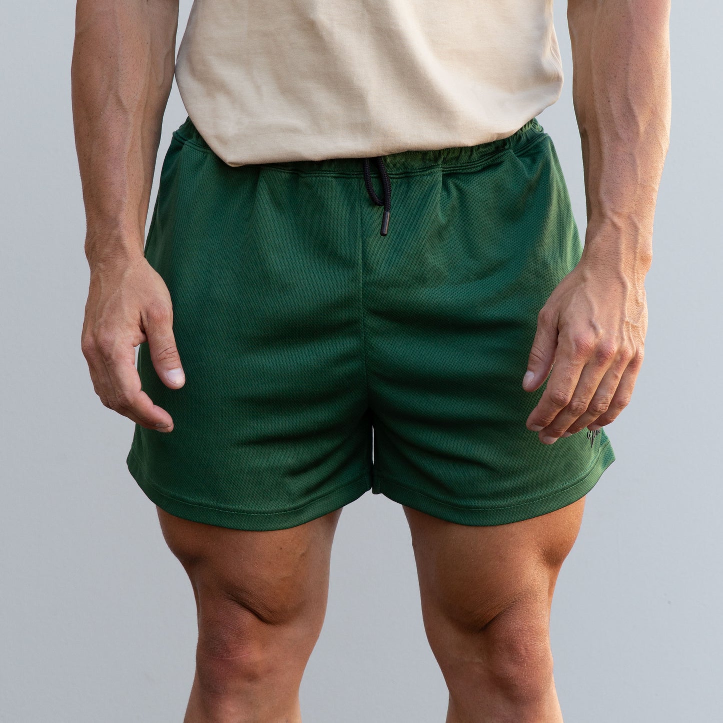 CL Lined Mesh Short Green