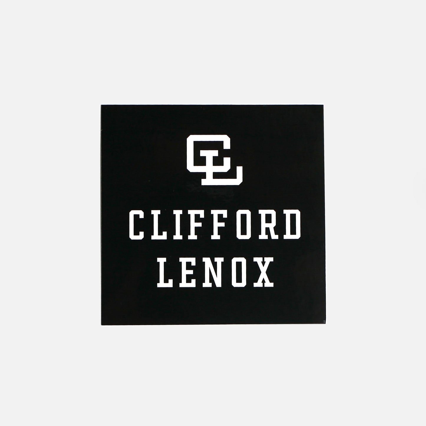 Icon Logo Sticker Black