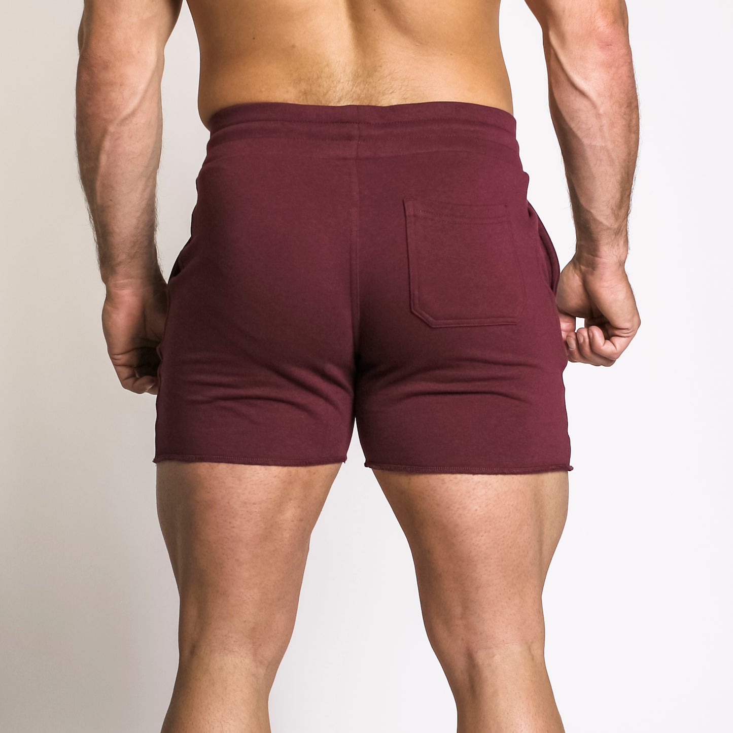 Leg Day Shorts 2.0 // Burgundy