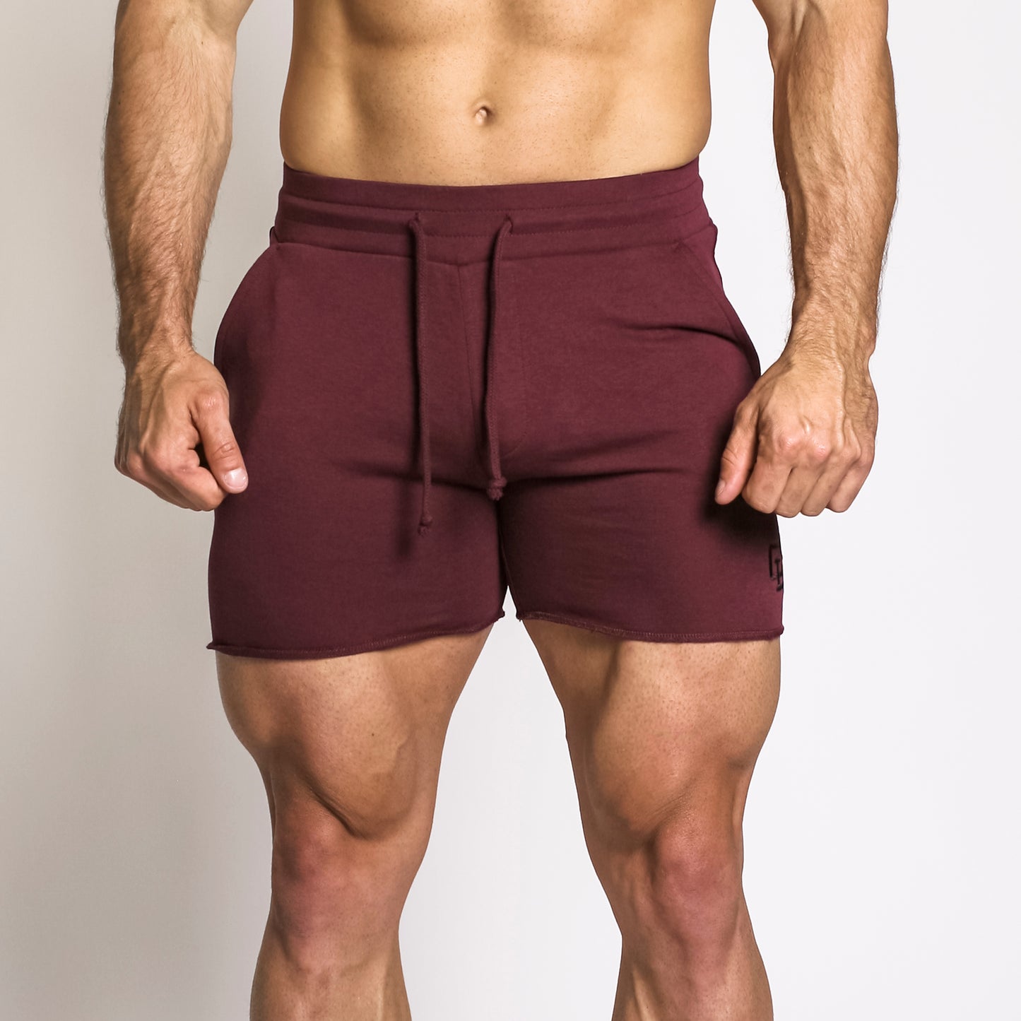 Leg Day Shorts 2.0 // Burgundy