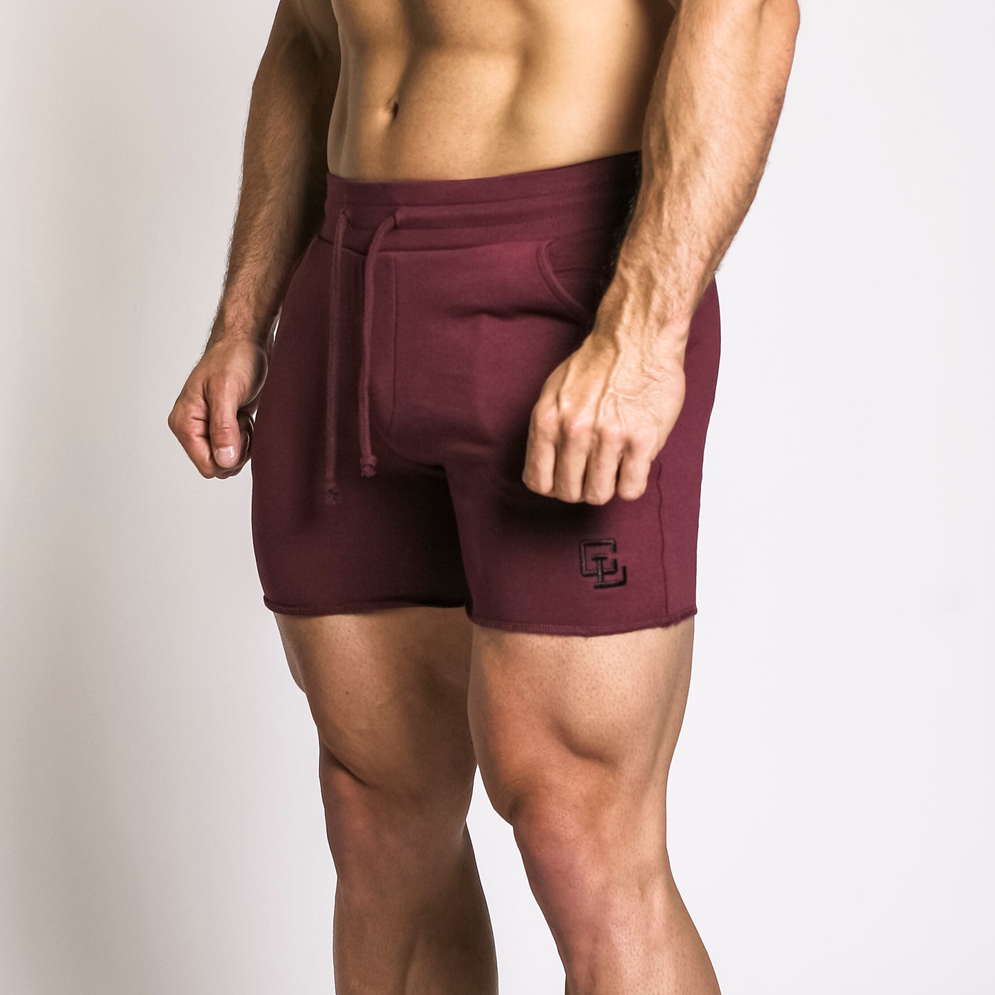 Leg Day Shorts 2.0 // Burgundy