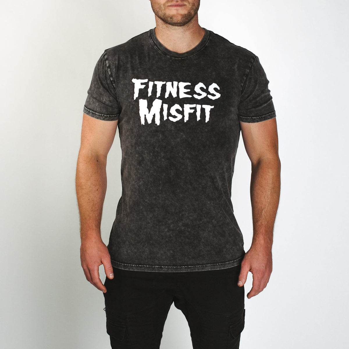 Fitness Misfits Tee // Black Stone – Clifford Lenox