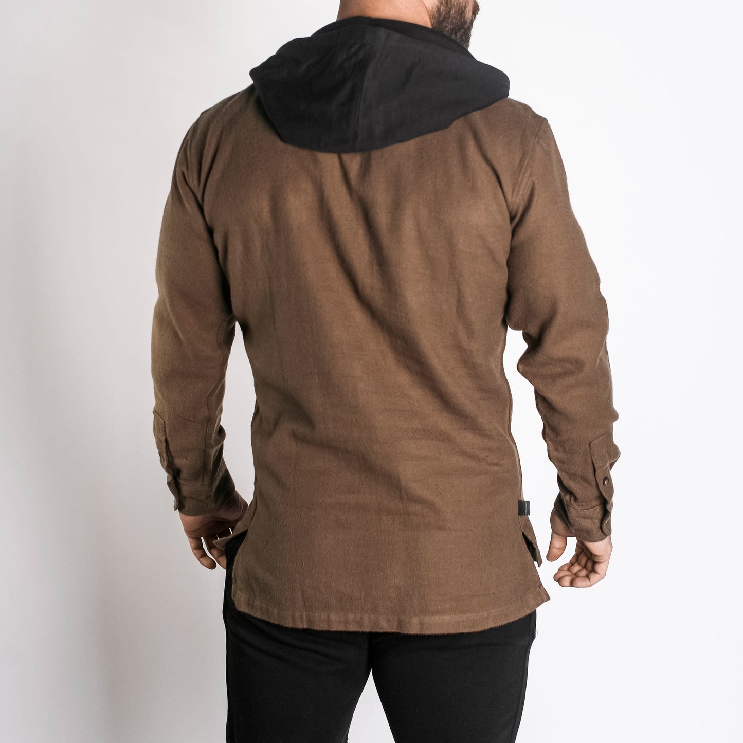 CL Hooded Flannel // Military