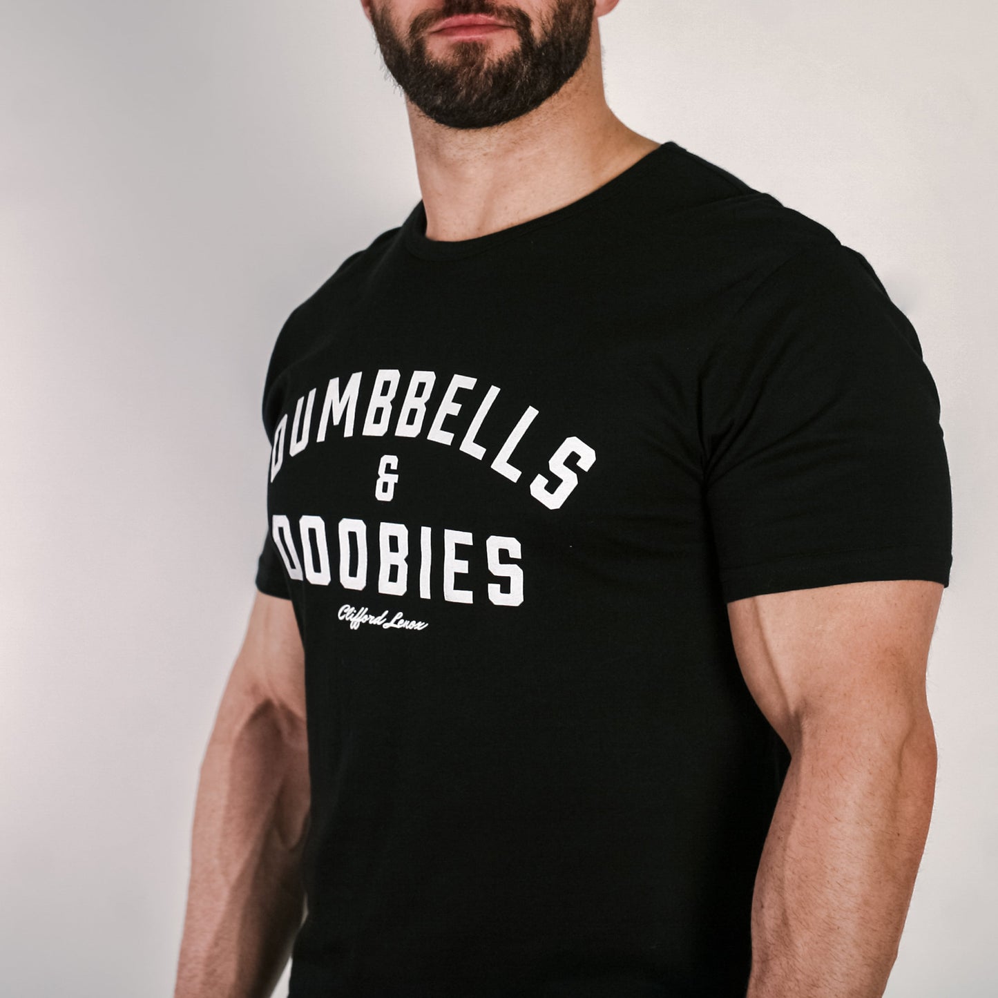 Dumbbells & Doobies Tee // Black