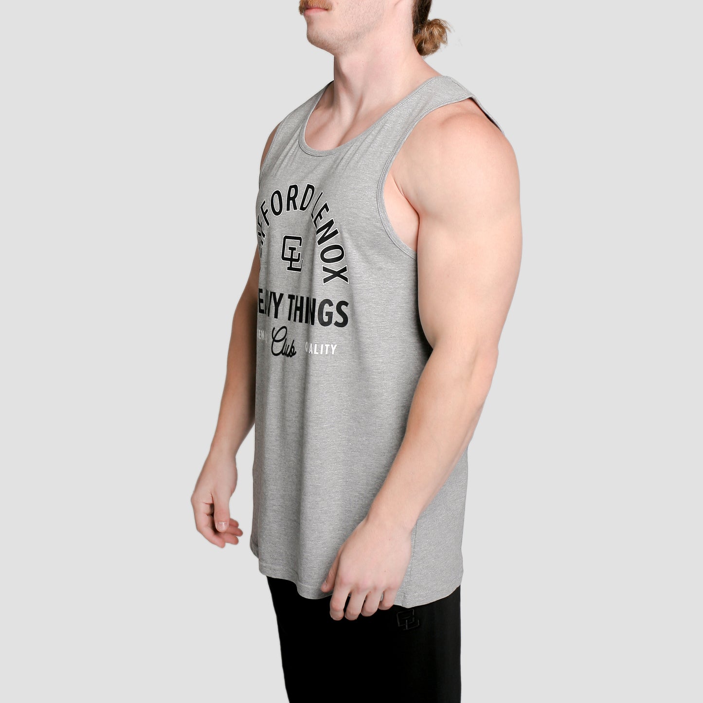 Heavy Things Club Tank Top // Grey Heather