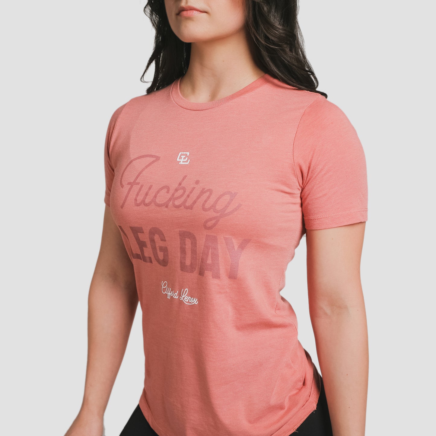 Fucking Leg Day Women's Tee // Pink