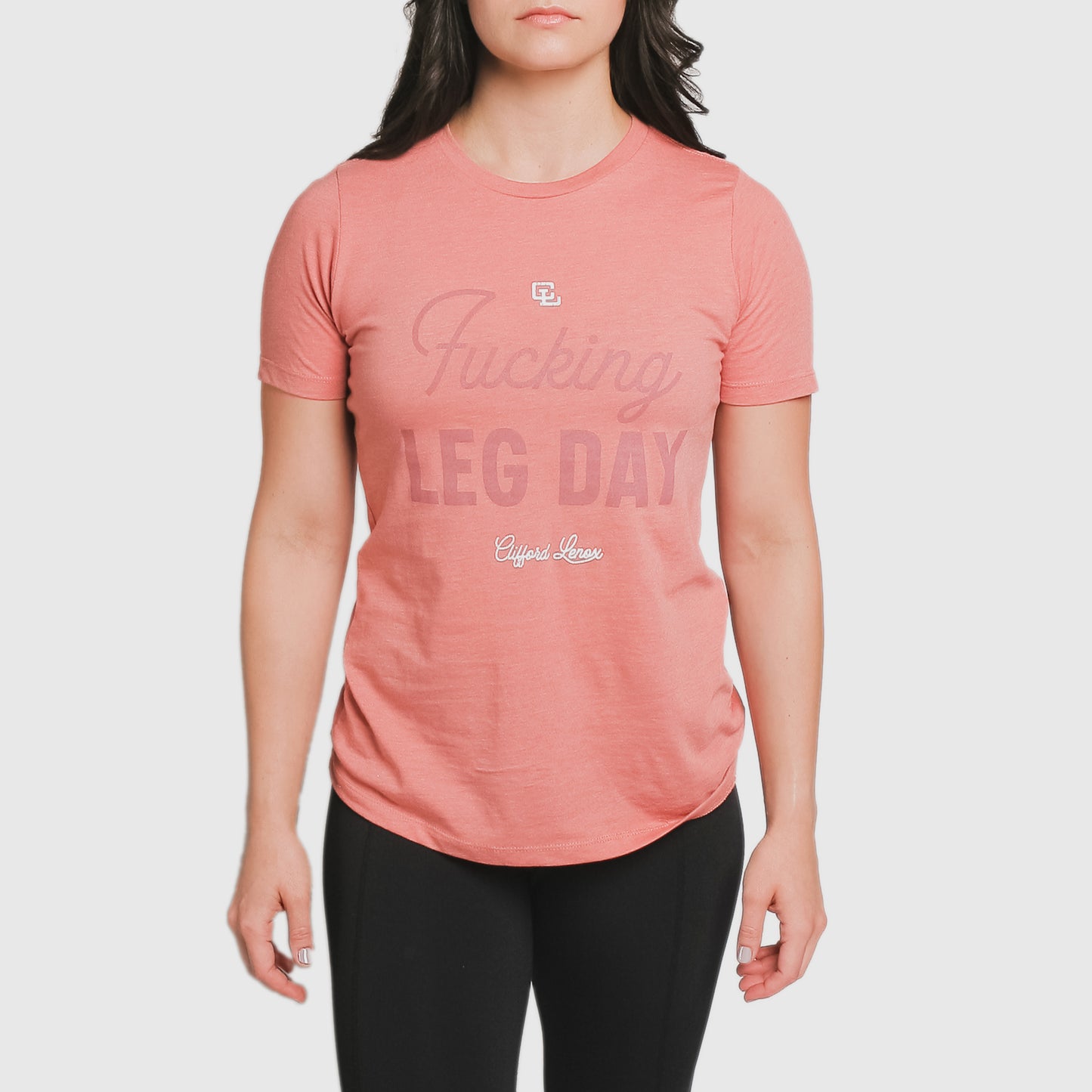 Fucking Leg Day Women's Tee // Pink