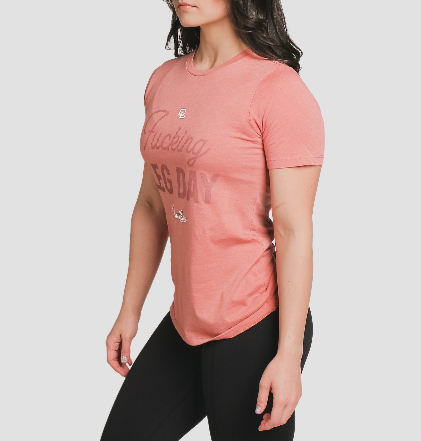 Fucking Leg Day Women's Tee // Pink