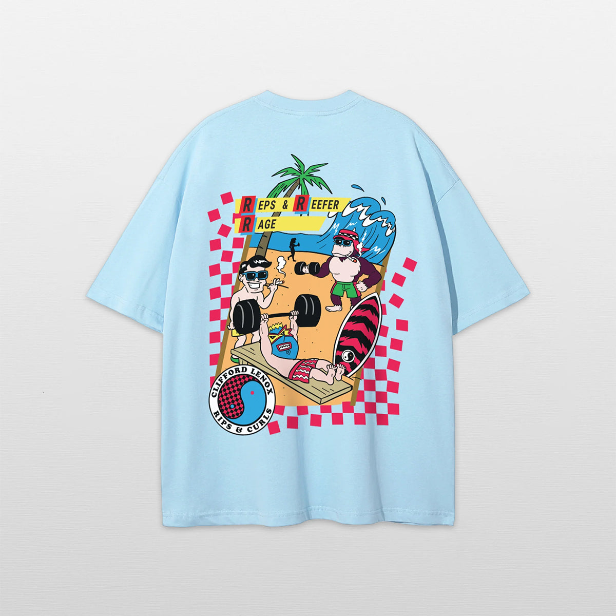 Rips & Curls Tee