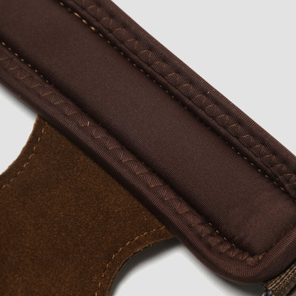 Leather Lifting Grip Wraps // Brown Leather