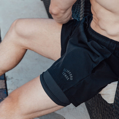 Outsider Swim Shorts // Black