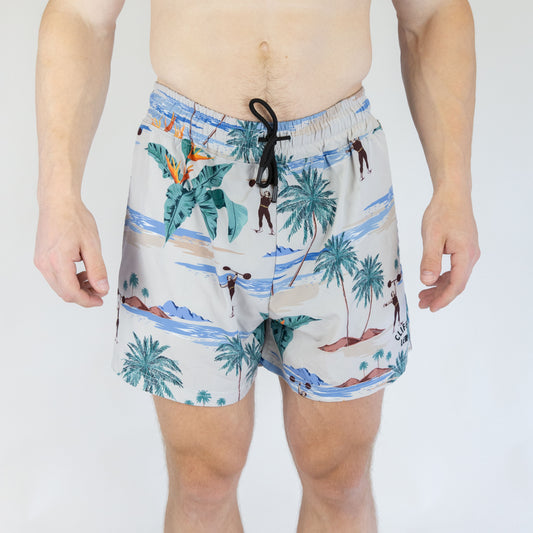 Outsider Swim Shorts // Vintage Print