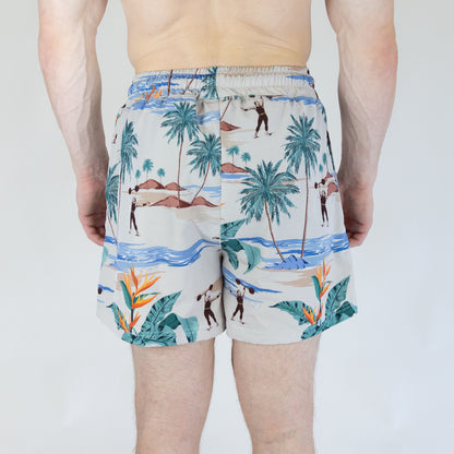Outsider Swim Shorts // Vintage Print