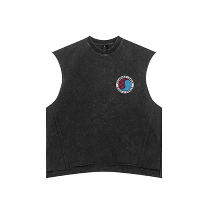 Rips & Curls Oversized Cut off Tank