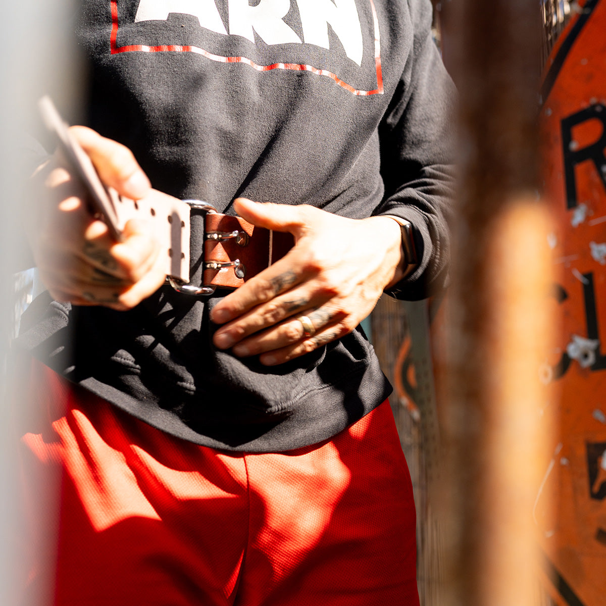 The Original // Leather Lifting Belt // Black