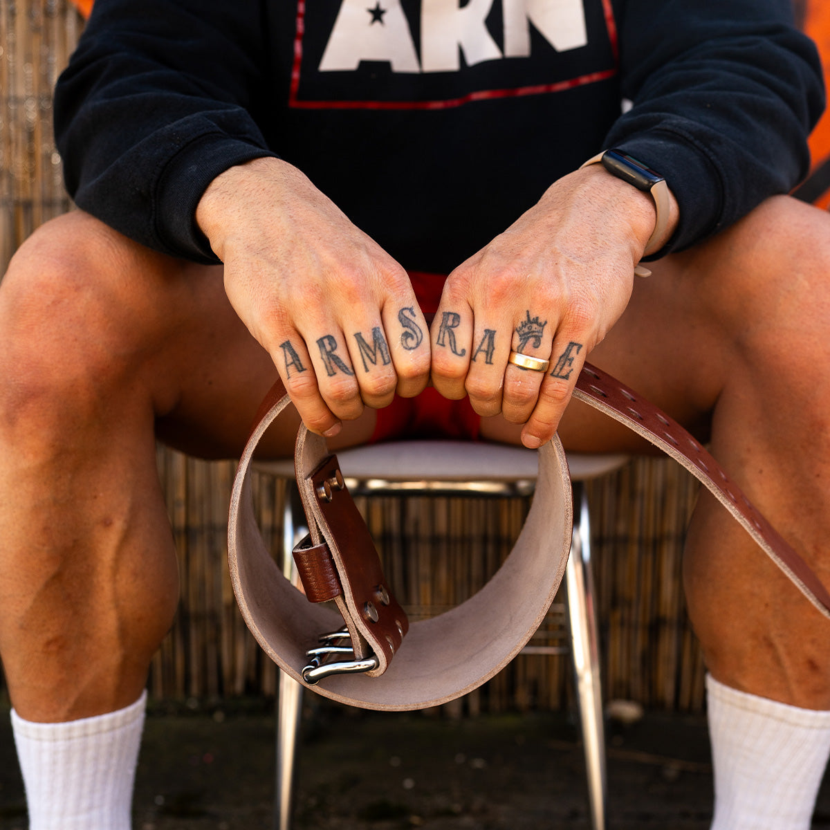 The Original // Leather Lifting Belt // Black