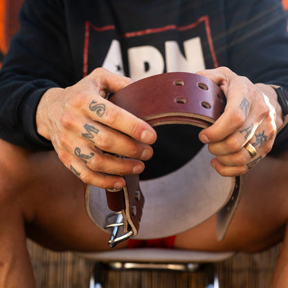 The Original // Leather Lifting Belt // Black