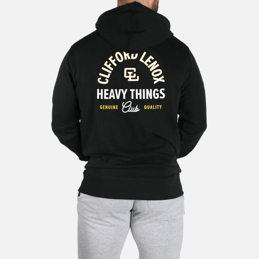 Heavy Things Club Core Hoodie // Black