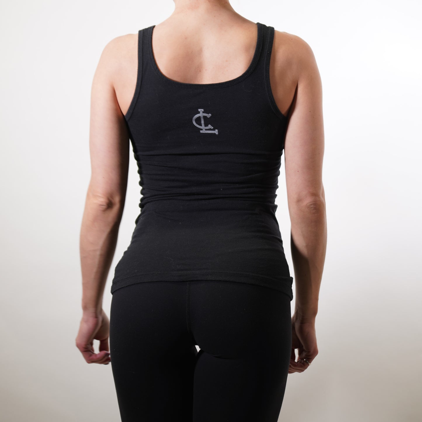 Womens Fitted Basic Tank // Black