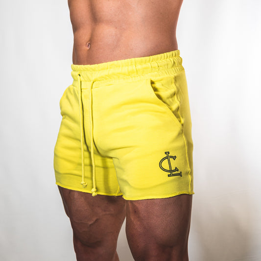 Leg Day Short Shorts // Yellow