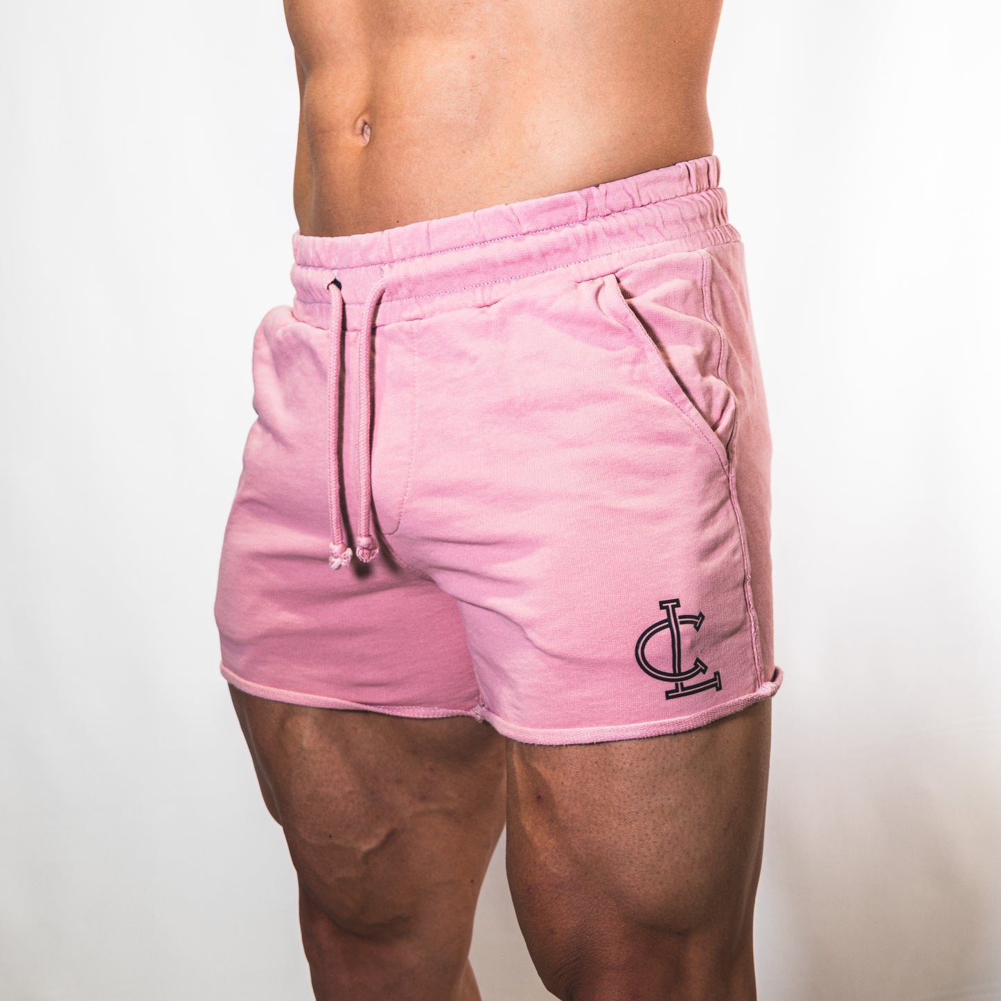 Leg Day Short Shorts // Light Pink