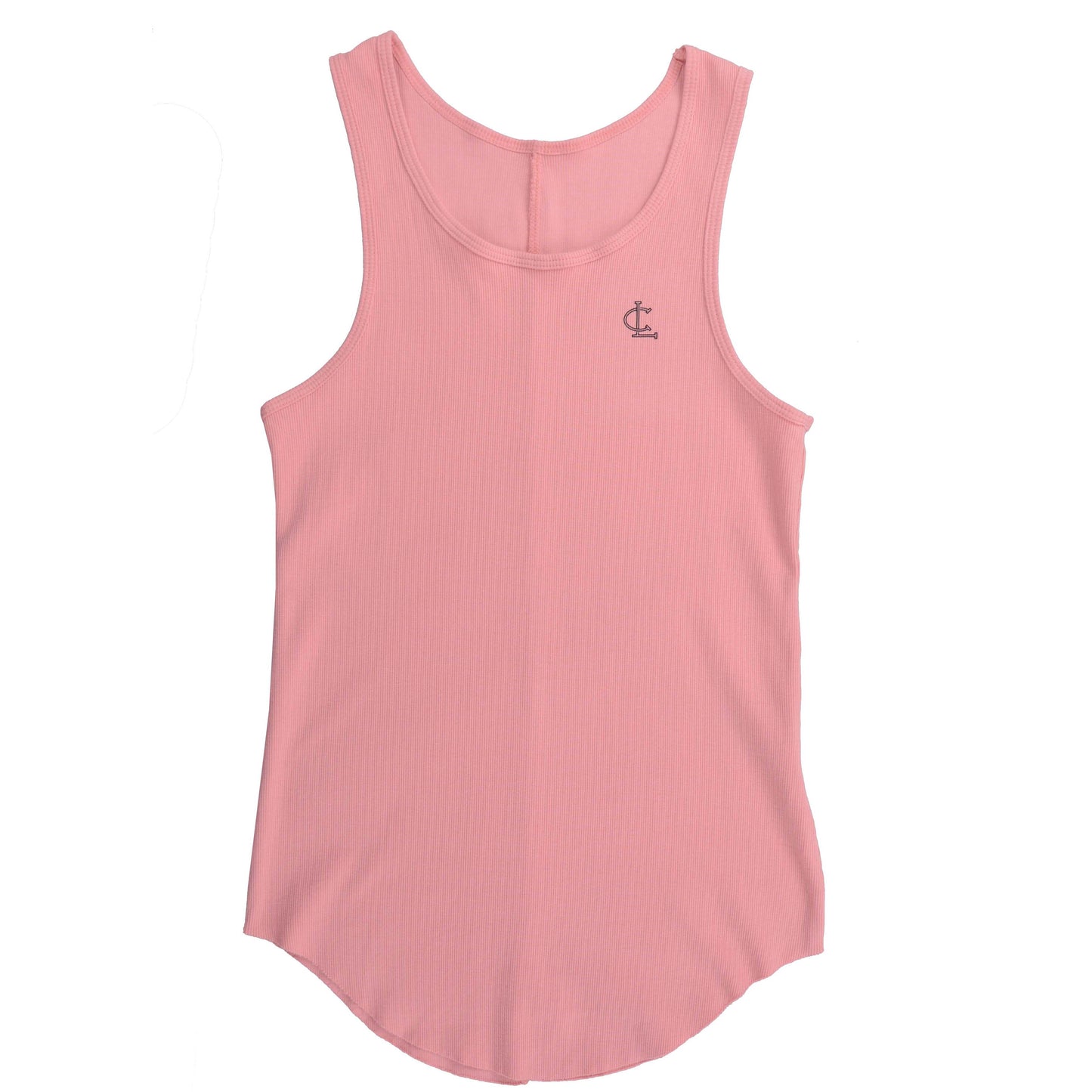 Ribbed Tank // Pink