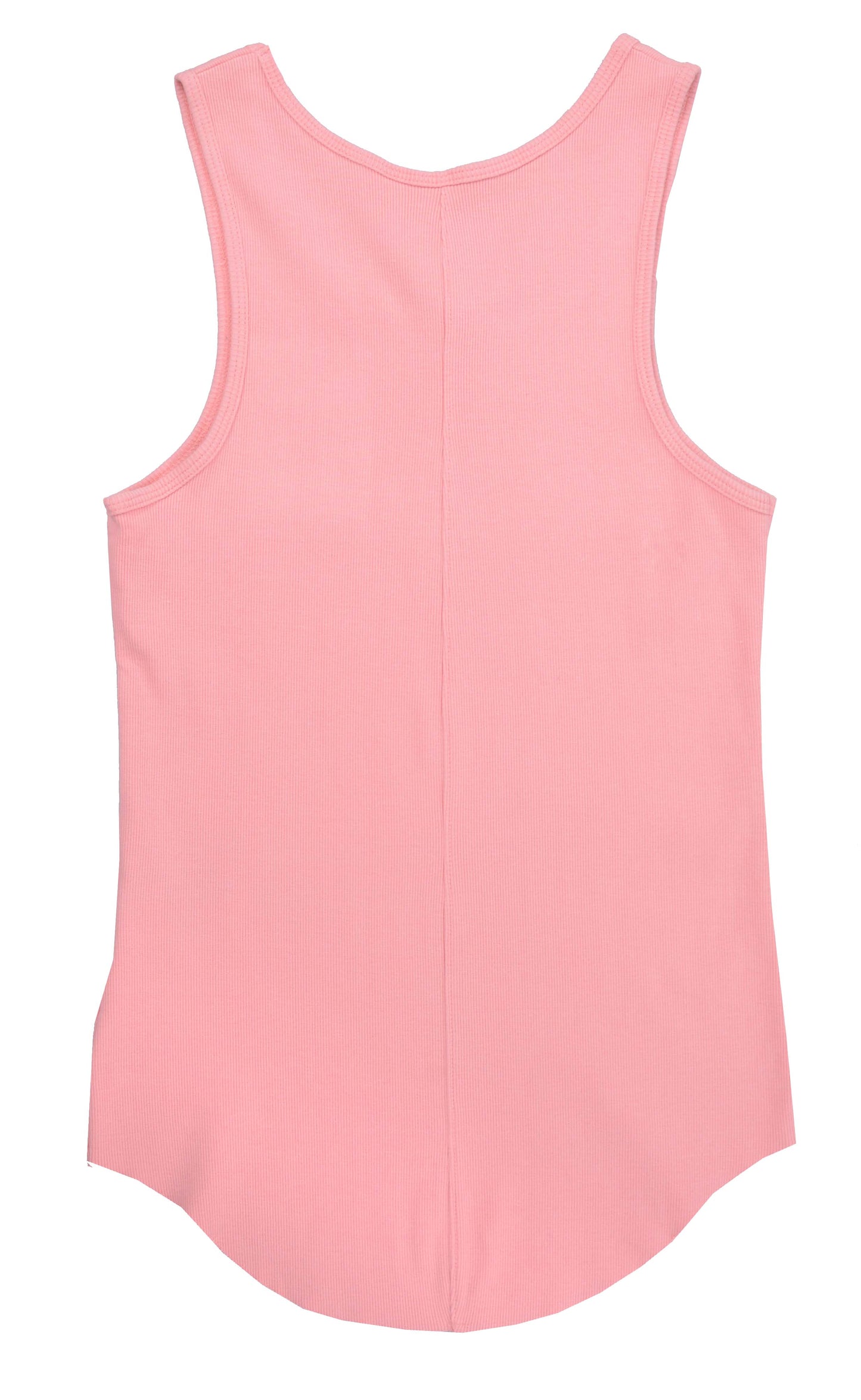 Ribbed Tank // Pink