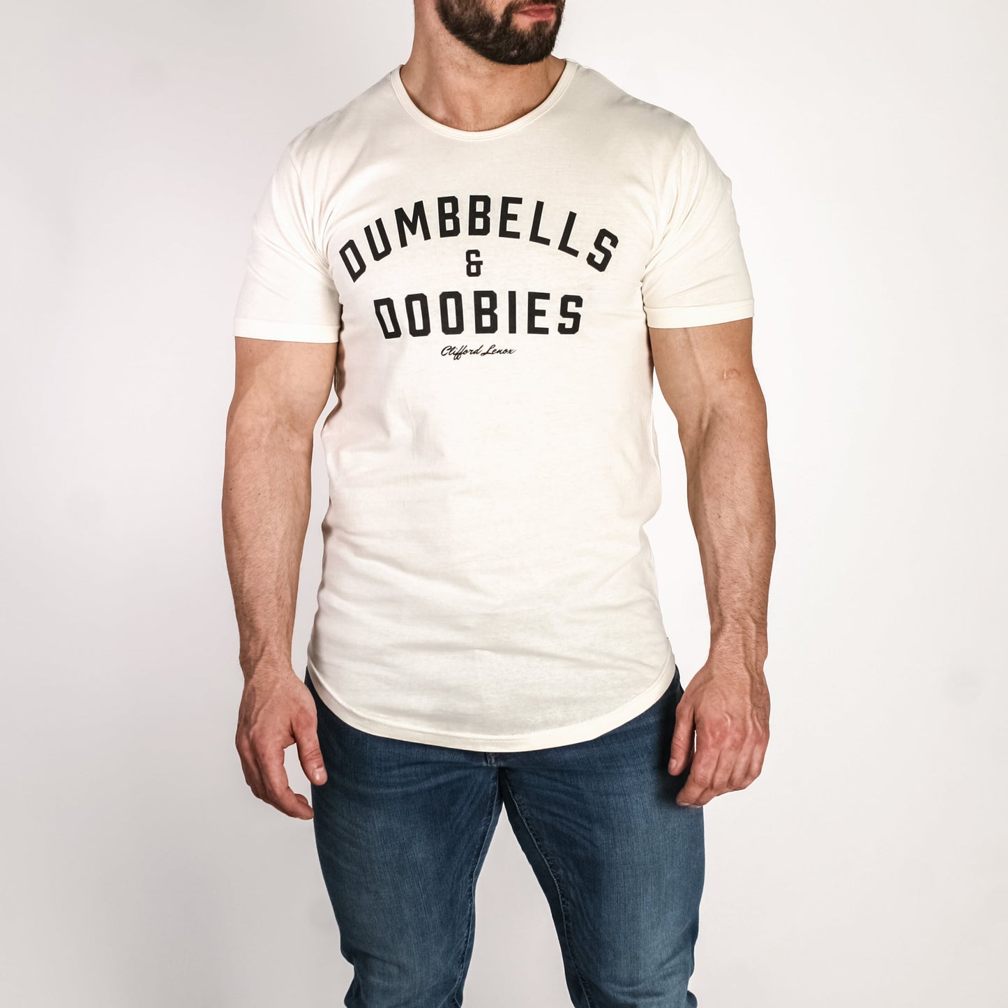 Dumbbells & Doobies Tee // Off White