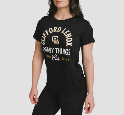 Heavy Things Club Women's Tee // Black