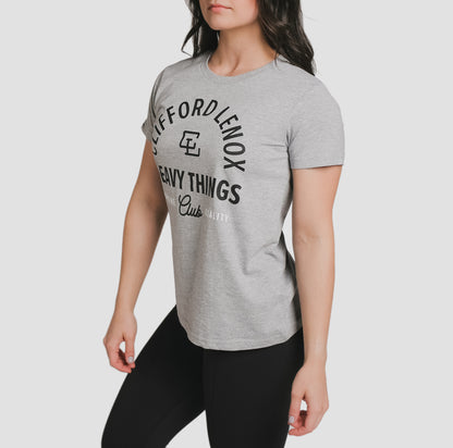 Heavy Things Club Women's Tee // Grey heather