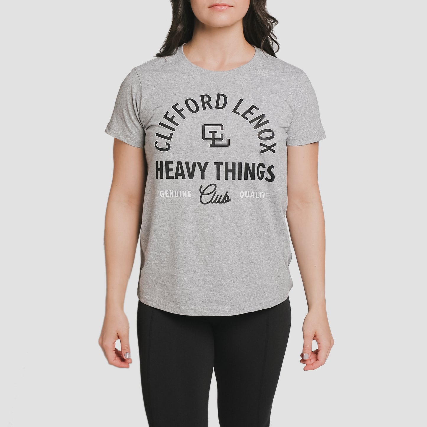 Heavy Things Club Women's Tee // Grey heather