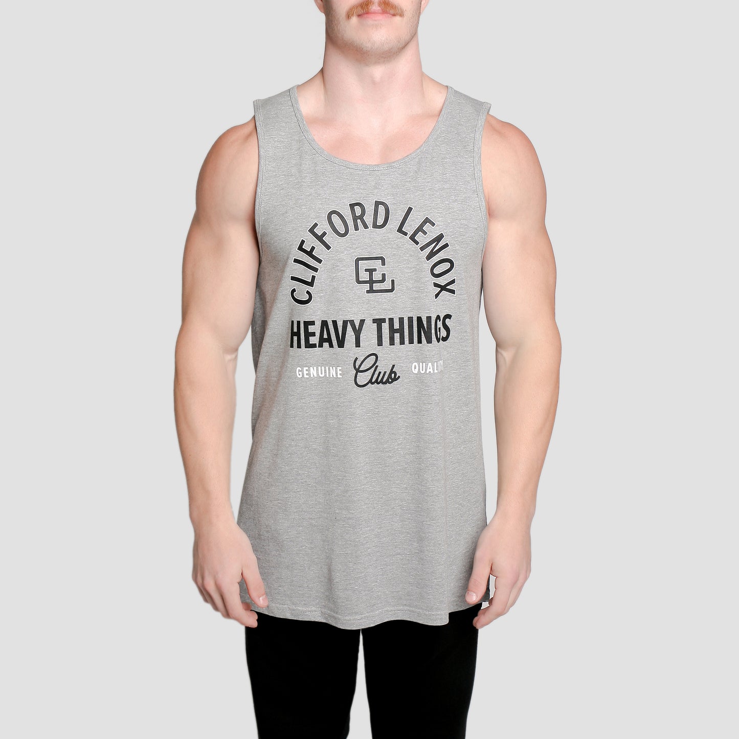 Heavy Things Club Tank Top // Grey Heather