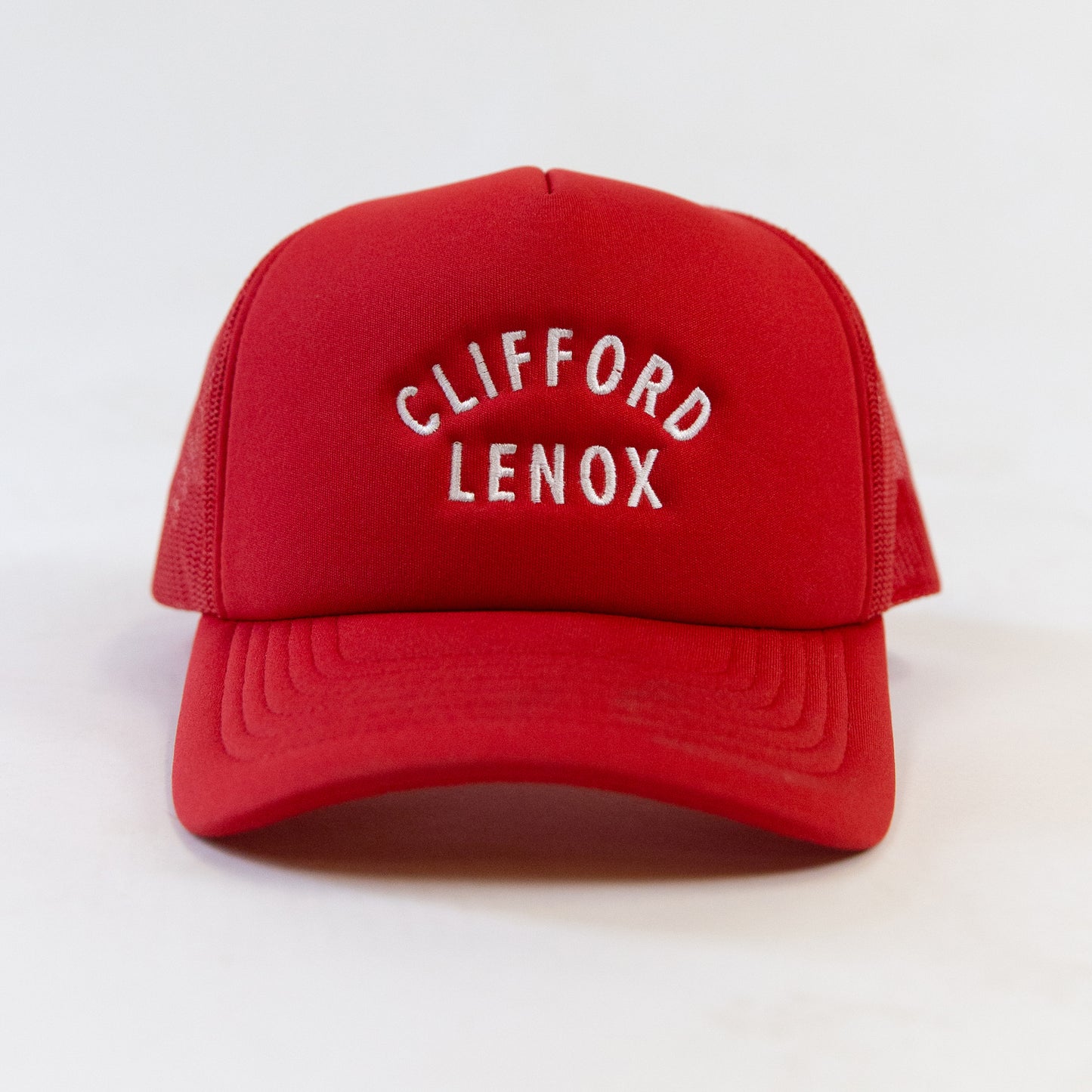 CL Type Embroidered Foam Trucker // Red