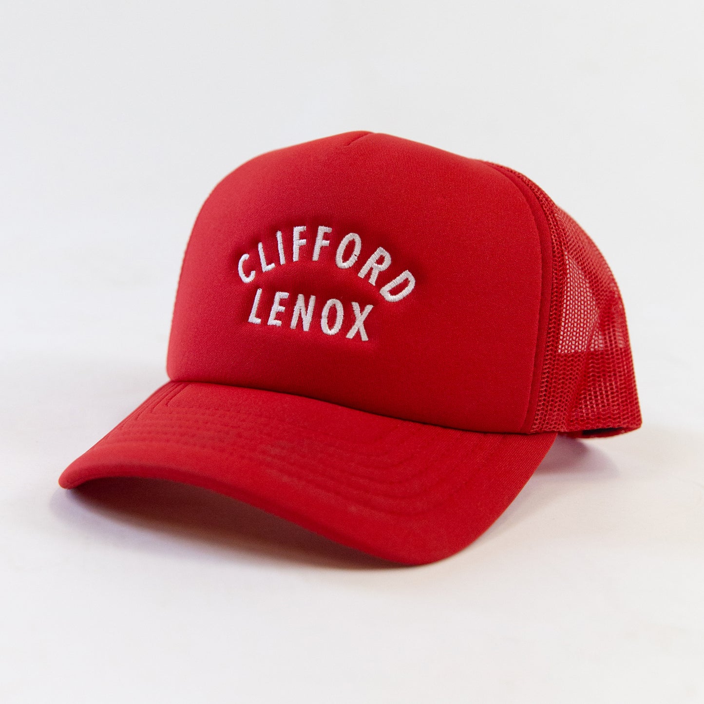 CL Type Embroidered Foam Trucker // Red