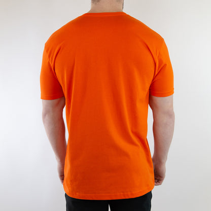 Fucking Leg Day Collegiate Tee // Orange