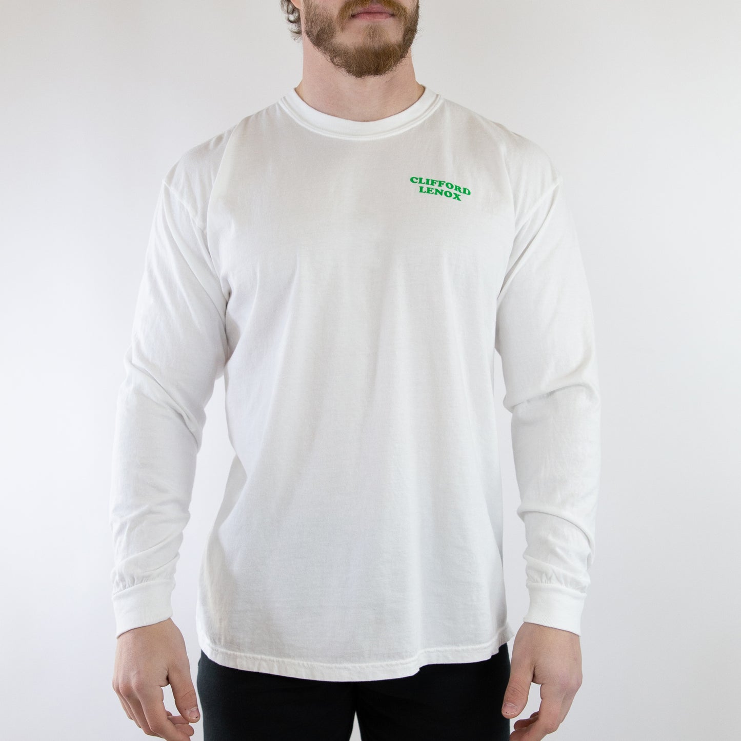 Cheat Day Pizza Long Sleeve Tee // White