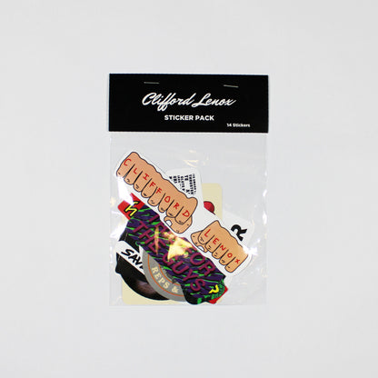 Clifford Lenox 14 Sticker Pack