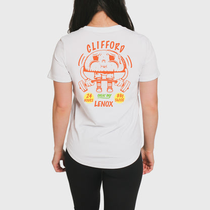 Women's Taco Night Tee // White